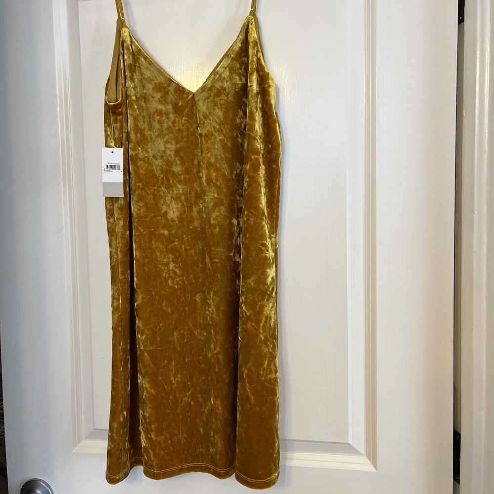 Velvet Yellow slip dress - new with tags